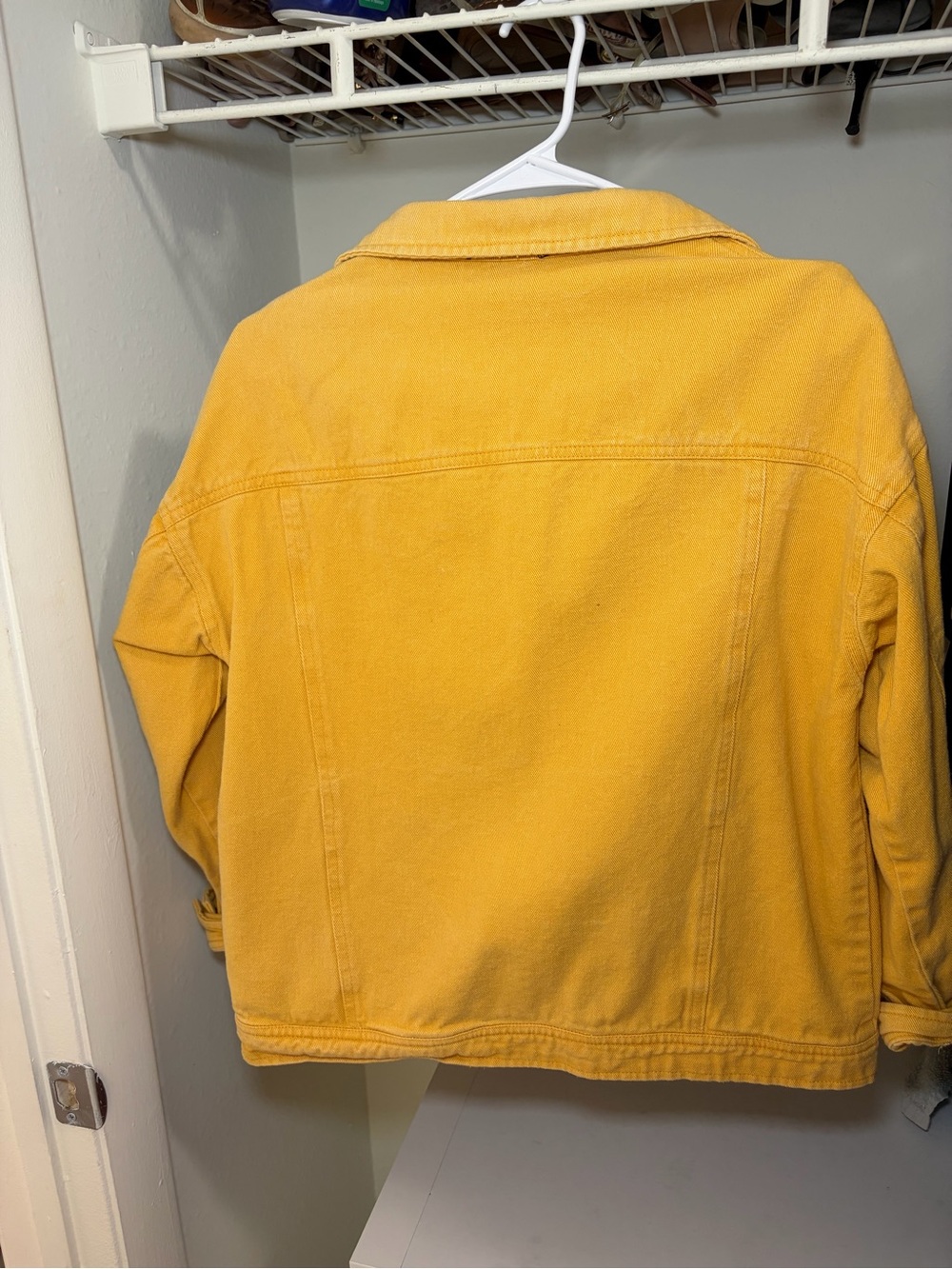 Forever 21 Yellow Denim Trucker Jacket - Picture 2 of 2